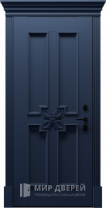 Входная дверь наружная  по индивидуальному дизайну №11 - фото вид изнутри