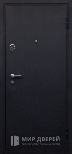 Стальная дверь с порошковым напылением №97 - фото вид снаружи