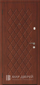 Входная дверь с МДФ панелью в офис №64 - фото вид изнутри