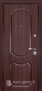 Стальная дверь с МДФ входная №161 - фото вид изнутри