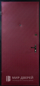Дверь железная с виниликожей №25 - фото №2