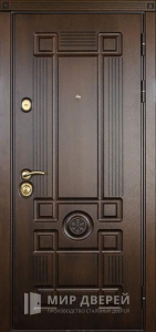 Непромерзающая дверь с фрезеровкой №4 - фото №1