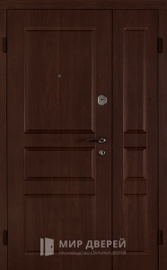 Двухстворчатая дверь металлическая в квартиру на заказ №4 - фото вид изнутри