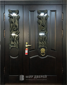 Железная элитная дверь на дачу №35 - фото №1