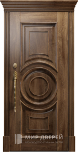 Дверь стальная по индивидуальному дизайну №17 - фото вид снаружи