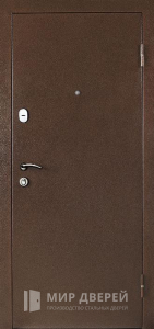 Дверь с полимерным напылением и МДФ ПВХ №16 - фото вид снаружи