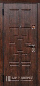 Дверь порошковое напыление с МДФ №49 - фото вид изнутри