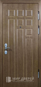 Железная дверь с МДФ накладкой в квартиру №14 - фото вид снаружи