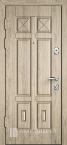 Стальная дверь с отделкой МДФ винорит №21 - фото №2