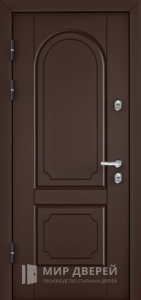 Дверь в дом с порошковым напылением и МДФ №23 - фото вид изнутри