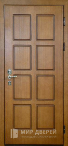 Дверь металлическая внутри МДФ №149 - фото №1