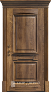 Дверь с багетом эксклюзив №10 - фото вид снаружи