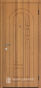 Дверь входная металлическая с отделкой МДФ №220 - фото вид снаружи