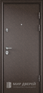 Металлическая дверь с молотковой краской и ламинатом №58 - фото вид снаружи