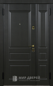 Дверь металлическая двупольная утепленная №12 - фото вид изнутри