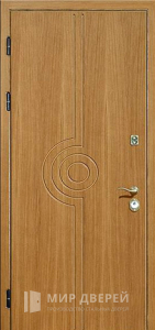 Стальная дверь с МДФ панелью в гостиницу №24 - фото вид изнутри