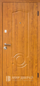 Входная дверь в дом МДФ №541 - фото вид снаружи