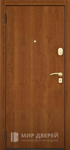 Дверь ламинат и кожа №11 - фото вид изнутри