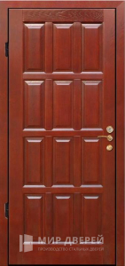 Металлическая дверь с МДФ в гостиницу №51 - фото вид изнутри