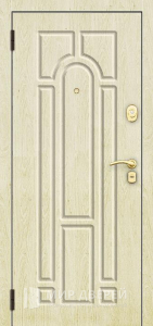 Железная дверь с МДФ накладкой в квартиру №14 - фото вид изнутри