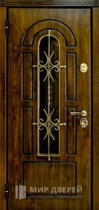 Стальная входная дверь с ковкой №11 - фото вид изнутри