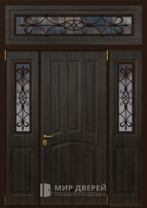 Элитная дверь большого размера №35 - фото вид снаружи