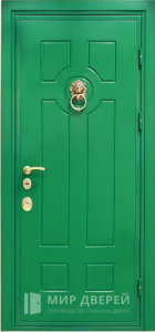 Входная дешевая дверь с МДФ №310 - фото вид снаружи