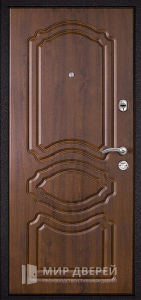Входная дверь с отделкой МДФ с наружной стороны №517 - фото вид изнутри