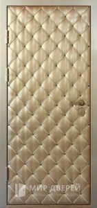Дверь металлическая из экокожи №27 - фото вид изнутри