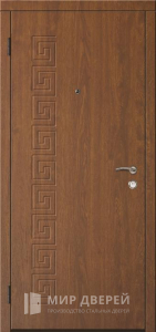 Входная дверь МДФ без фрезеровки №95 - фото вид изнутри