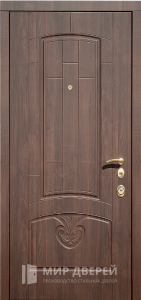 Металлическая дверь с МДФ накладкой в квартиру №52 - фото №2